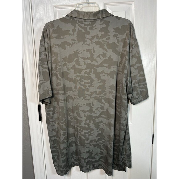 Peter Millar Performance Polo Gray Camo Shirt Logo Mens XL - Picture 2 of 6